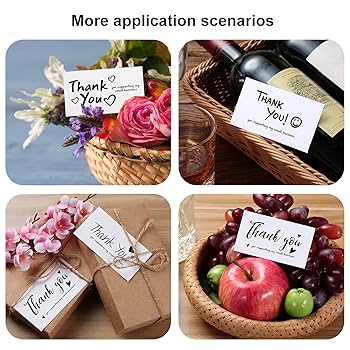 Amazon.com : FZR Legend 120Pcs Thank You Cards Small